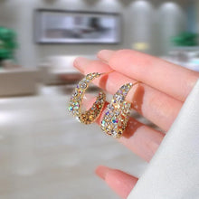 Load image into Gallery viewer, Fashionable Rhinestone Earrings