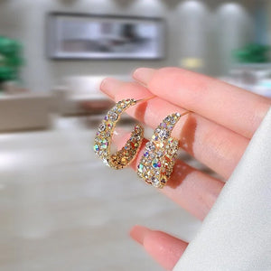 Fashionable Rhinestone Earrings