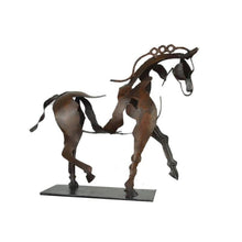 Load image into Gallery viewer, Handmade Adonis Metal Horse Sculpture