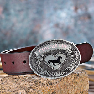 Cowboy Hat Alloy Belt Buckle