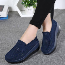 Load image into Gallery viewer, Womens Slip On Hollow Out Loafers