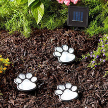 Load image into Gallery viewer, Solar-Powered Paw Print Lights Garden Lantern