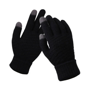 Jacquard Thick Touch Screen Gloves