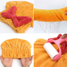 Load image into Gallery viewer, Super Absorbent Hair Towel Wrap for Wet Hair