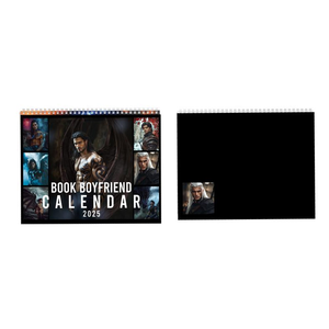 Book Boyfriends Art 2025 Yearly Wall Calendar Monthly