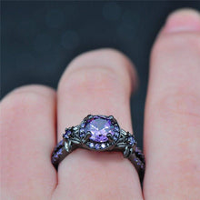 Load image into Gallery viewer, Vintage Black Sapphire Ring