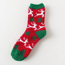 Load image into Gallery viewer, Christmas Fuzzy Fluffy Socks