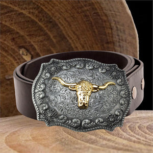 Cowboy Hat Alloy Belt Buckle