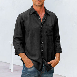 Mens Long Sleeve Button Down Shirt