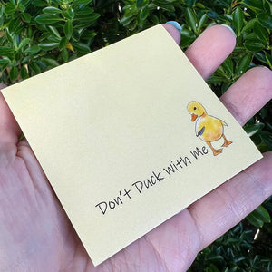 Funny Sassy Duck Sticky Notes