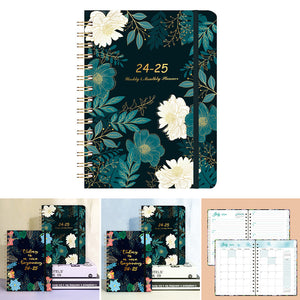 2025 Flower Weekly and Monthly Planner