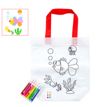 Load image into Gallery viewer, DIY Painting Non-Woven Bag for Children