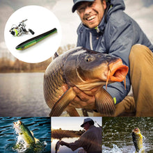 Load image into Gallery viewer, Mini Fish-shaped Portable Fishing Rod Kit