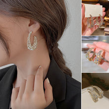 Load image into Gallery viewer, Fashionable Rhinestone Earrings