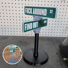 Load image into Gallery viewer, F Around/Find Out Street Sign Desk Decoration