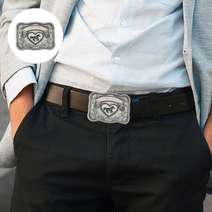 Cowboy Hat Alloy Belt Buckle