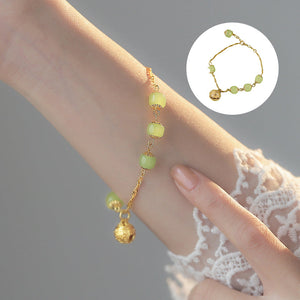 Hetian Jade Bell Bracelet