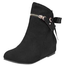 Load image into Gallery viewer, Women Wedges Winter Zipper Casual Boots