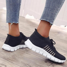 Load image into Gallery viewer, Women Walking Mesh Lace Up Casual Breathable Sneakers