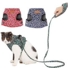 Load image into Gallery viewer, Cat Vest Harness and Leash Set to Outdoor Walking