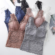 Load image into Gallery viewer, Lace Vest With Breast Pads