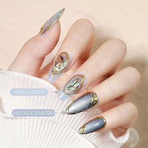 Mirror Metallic Nail Gel