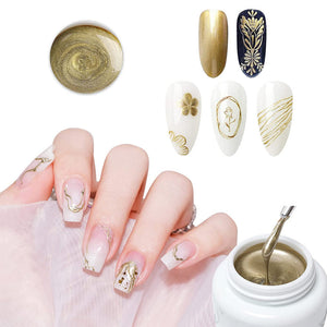 Mirror Metallic Nail Gel