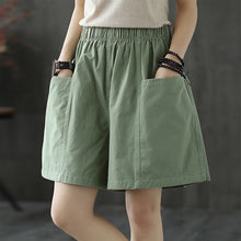 Load image into Gallery viewer, Simple Linen Cotton Shorts