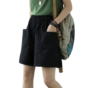 Simple Linen Cotton Shorts