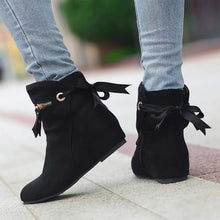 Load image into Gallery viewer, Women Wedges Winter Zipper Casual Boots