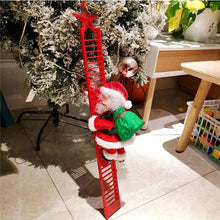 Load image into Gallery viewer, 🎅Electric Chimney Climbing Santa Claus Musical Toys🎄