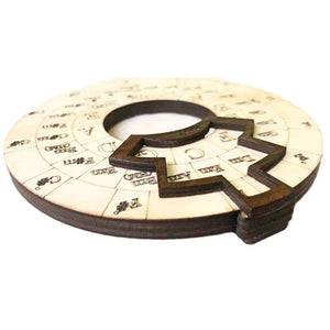 🎶Circle of Fifths Wooden Musician Melody Wheel