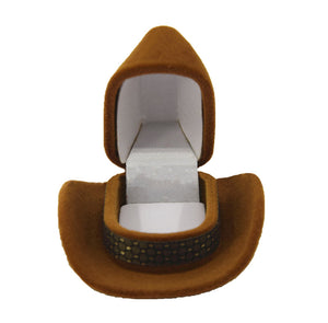 Cowboy Hat Ring Box