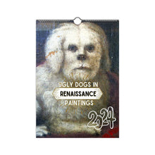 Load image into Gallery viewer, 🐶2024 Renaissance Painting Ugly Dogs Monthly Calendar📅