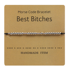 Load image into Gallery viewer, Morse Code Couple Bracelet