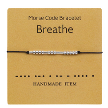 Load image into Gallery viewer, Morse Code Couple Bracelet