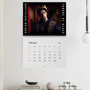 Book Boyfriends Art 2025 Yearly Wall Calendar Monthly