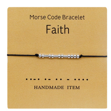 Load image into Gallery viewer, Morse Code Couple Bracelet