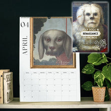 Load image into Gallery viewer, 🐶2024 Renaissance Painting Ugly Dogs Monthly Calendar📅