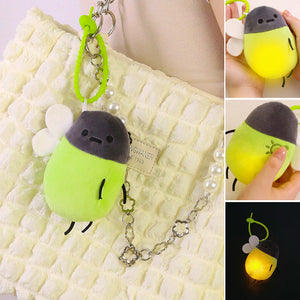 Interactive Firefly Plush Keychain