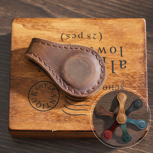 Magnetic Leather Bookmark