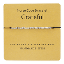 Load image into Gallery viewer, Morse Code Couple Bracelet