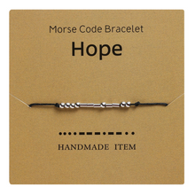 Load image into Gallery viewer, Morse Code Couple Bracelet