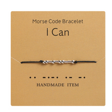 Load image into Gallery viewer, Morse Code Couple Bracelet