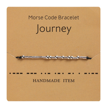 Load image into Gallery viewer, Morse Code Couple Bracelet