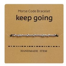 Load image into Gallery viewer, Morse Code Couple Bracelet