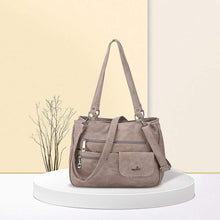 Load image into Gallery viewer, Multifunctional Crossbody Bag Three Compartments Handbag