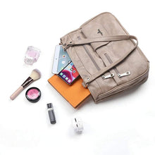 Load image into Gallery viewer, Multifunctional Crossbody Bag Three Compartments Handbag