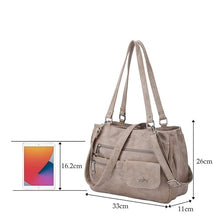 Load image into Gallery viewer, Multifunctional Crossbody Bag Three Compartments Handbag