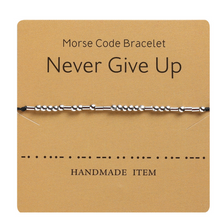 Load image into Gallery viewer, Morse Code Couple Bracelet